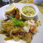 みすたーらいおん - カキフライとポーク生姜焼き