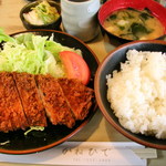 かねひで - とんかつ定食８００円