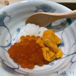 まる鮨 - 雲丹イクラ丼