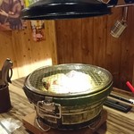 炭火焼肉　肉匠　たいら - 焼き台！