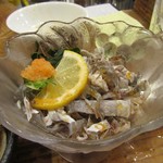 酒場 やまと - 「鯛皮ポン酢」(￥380)