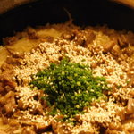 銀座 しのはら - 飛騨牛A5ランクの炊き込みご飯が炊けたところ