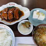 光陽楼 - トンポーロ定食