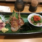 もんどう - ボタン海老・生白子