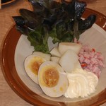 串カツどらん - お席で完成ポテサラ