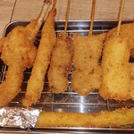 串カツどらん - 定番８種盛