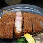 酒菜肉匠 ふるや - 厚切りロースカツ　越後「深雪餅豚」(2012年2月)