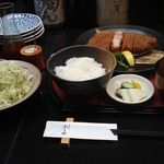 酒菜肉匠 ふるや - 厚切りロースカツ膳(2012年2月)