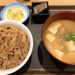 松屋 - 得朝ミニ牛丼豚汁セット