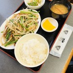 Chuugokuryouri Hotei - レバニラ炒め定食