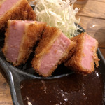 だいだいや - 厚切りハムカツ
      オリジナルソースが美味い
