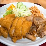 叶食堂 - 肉厚チキンカツ。