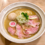 MENYA BIBIRI - 特選魚介鶏そば(塩)