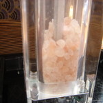 軽井沢十割そば 大禅 - ヒマラヤ岩塩　　おそばが甘く感じます！