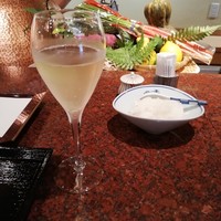 京都 天ぷら圓堂 岡ざき邸 - サービスのスパークリング