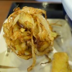 丸亀製麺 - （2019/8月）帆立かき揚げミニ