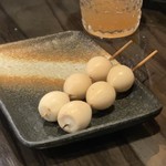 炭道楽 - うずら二本/240円