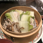 Ajidouraku Benten - ランチ：豚バラ肉と白菜のミルフィーユ蒸し定食