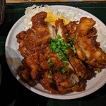 torichuutoranomon - 鳥酎名物！！漬け鶏南蛮定食（800円）