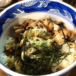 蔵前元楽総本店 - 小豚めし、これがまたうまい