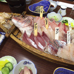 旅荘 みなと - 舟盛り