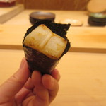 寿司 竹本 - タイラギ貝の磯辺焼き