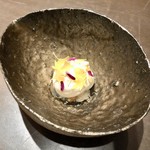 sincere - 新生姜のパンナコッタ 玄米のアイスクリーム イチョウのイモチップス