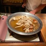 みえ田 - 出汁抽出中