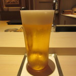 Gion Sushi Tadayasu - 生ビール