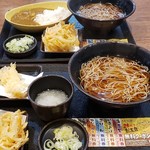 ゆで太郎 - 大満足740円定食(笑)