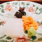 壽山 - ヒラメ、ケンサキイカ、ウニ