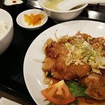 Chuukashuka Fukurou - 日替わり、油淋鶏