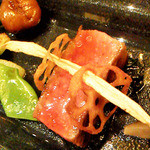 ガストロノミー ジョエル・ロブション - 特選和牛　グリエにし、旬野菜のバリエーションと共に