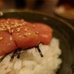 酒菜坊 橋蔵 - だし茶漬け＜明太子＞　ズームアップ