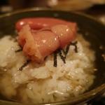 酒菜坊 橋蔵 - だし茶漬け＜明太子＞喰らう