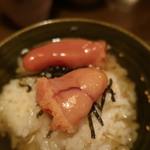 酒菜坊 橋蔵 - だし茶漬け＜明太子＞喰らう