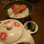 酒菜坊 橋蔵 - だし茶漬け＜明太子＞　ズームアップ