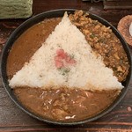 Kare Ba Shuberu - プレーン3種盛り(チキン・キーマ・海老)¥1200