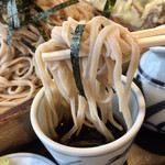 Yabu Soba - そばつゆは少なめで醤油感が強い