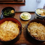 春木屋 - かつ丼セット