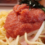 青とうがらし - 辛子明太子　中太麺　大盛