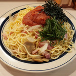 青とうがらし - 辛子明太子　中太麺　大盛