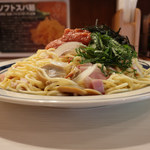 青とうがらし - 辛子明太子　中太麺　大盛