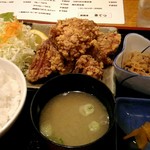 Sumiyaki Kushitetsu - ザンギ定食750円。