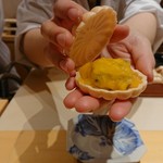 銀座 しのはら - フォアグラ最中