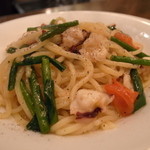 PASTAVOLA - タコとニンニクの芽のパスタ（オイル）