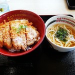 かつさと - 丼＋うどんランチ（かつ丼）