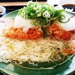 かつさと - ねぎおろしチキンかつ定食　アップ