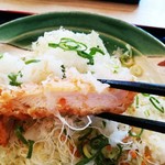 かつさと - ねぎおろしチキンかつ定食　かつリフト