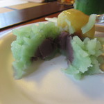 茶寮 宝泉 - 上生菓子 “秋日和”　断面